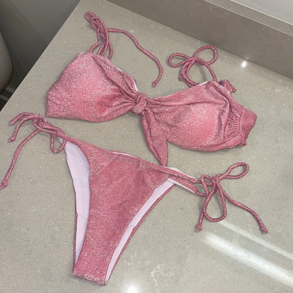 CARMEN SWIMSUIT PINK SPARKLE